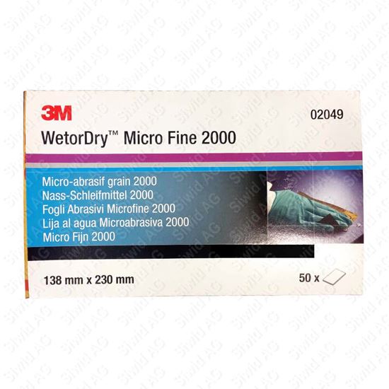 Bild von 3M 02049 Nassschleifpapier - Korn 2000