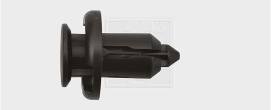 Bild von Spreizniete Honda Schwarz
