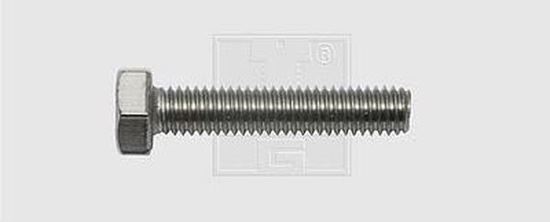 Bild von Schrauben 6Kt. Edelstahl A2, M6 x 30