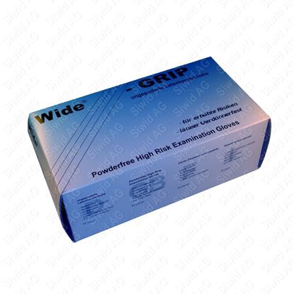 Bild von Wide®-Grip Latexhandschuhe -  M