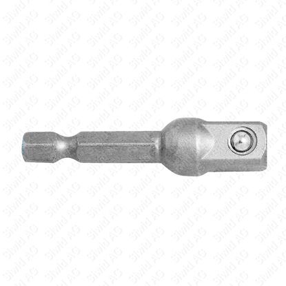Bild von ¼" Bit-Adapter 50mm für Stecknuss 3/8"