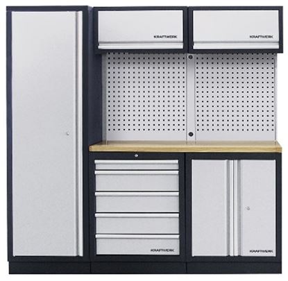 Bild von Mobilio 3-Elemente-Werkstatt-Schrankwand