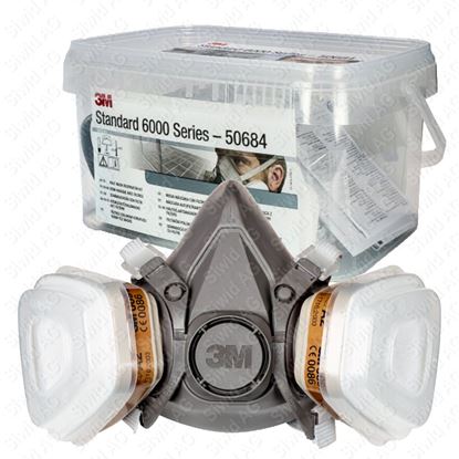 Zeige Details für 3M 50685 Farbspritzmasken-Set Bild von 3M 50685 Farbspritzmasken-Set