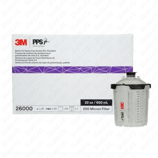 Bild von 3M 26000 2.0 PPS-Innenbecher 0.6/200µ