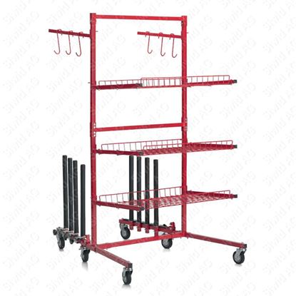 Bild von Teilewagen mit Haubenständer