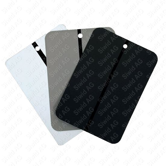 Bild von Farbmusterblech weiss - Einzel