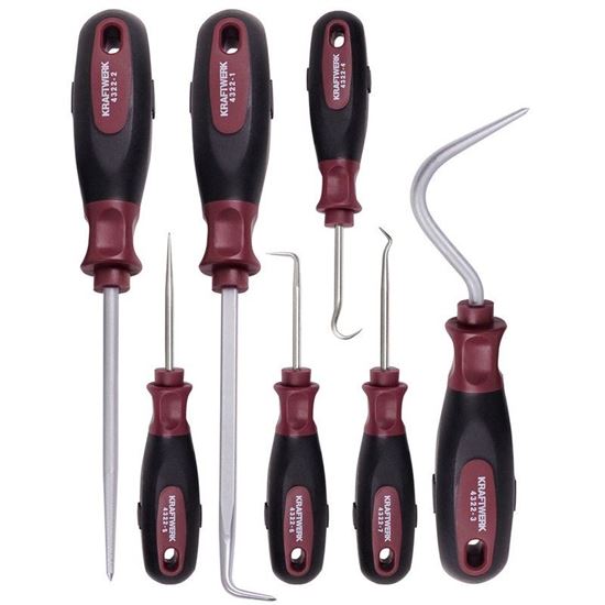 Bild von Haken und Abzieher Satz - 7-teililg