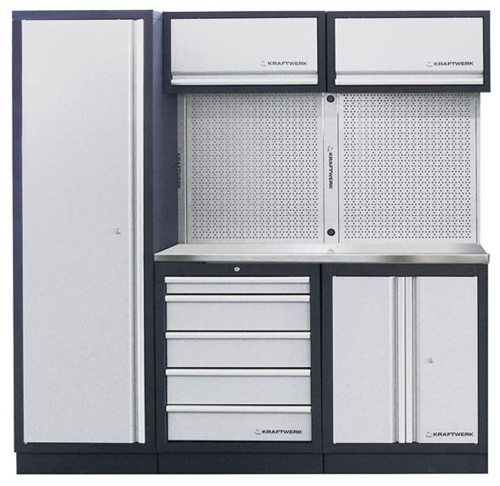 Bild von Mobilio 3-Elemente-Werkstatt-Schrankwand