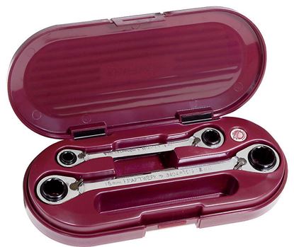 Bild von Ratschen-Ringgabelschlüssel Set 8-19mm