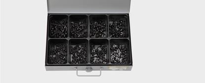 Bild von Blechschrauben Sortiment schwarz