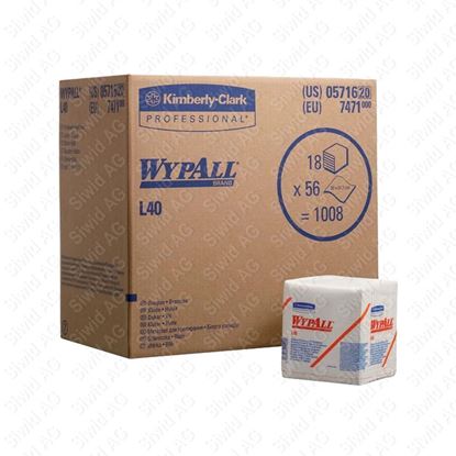 Bild von Wypall L40, 7471 - weisse Wischtücher