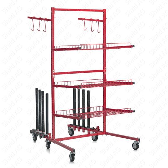 Bild von Teilewagen mit Haubenständer