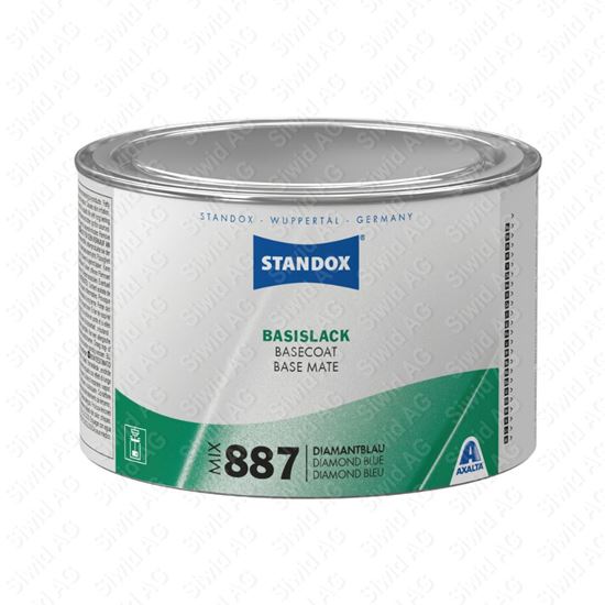 Bild von Standox Basislack Mix 887 - Diamantblau