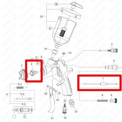 Bild von MEC Düsensatz Musterpistole AZ4 0.8