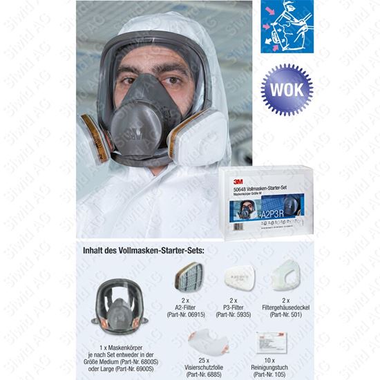 Bild von 3M Vollmaske Starterset - Grösse M
