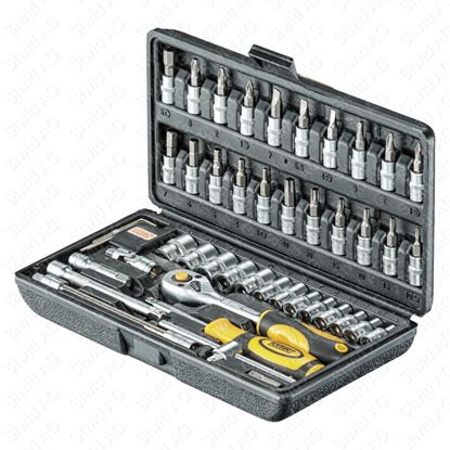 Bild von Fortec Steckschlüsselsatz, 46tlg