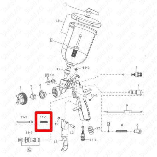 Bild von Luftventilfeder