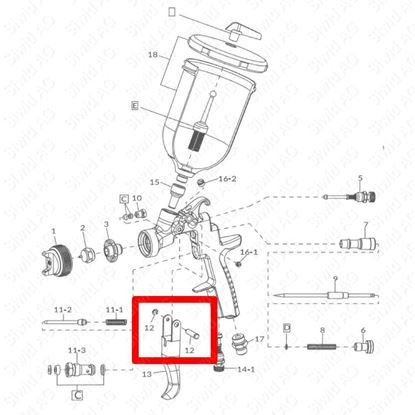 Bild von Bolzen zu Abzugshebel