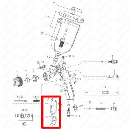 Bild von Abzugshebel