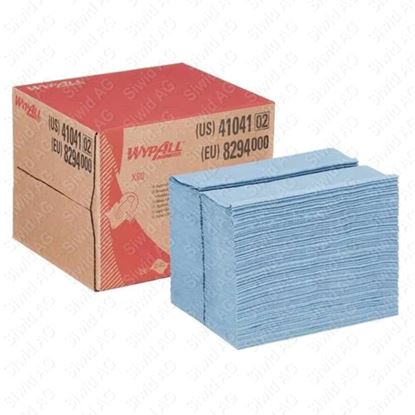 Bild von Wypall X80 8294, 28 x 42.5cm, blau